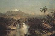 Frederic E.Church View of Cotopaxi oil